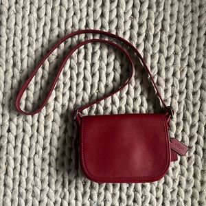 Coach Saddle Bag Leather Crossbody Shoulder Bag